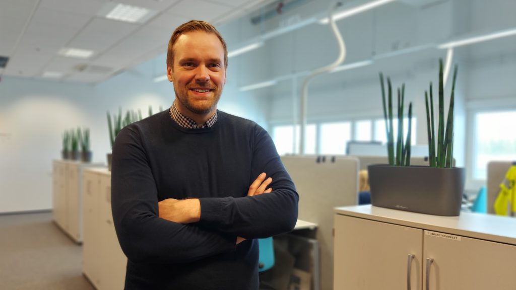 HUB logistics liiketoimintajohtaja Mikko Heinilä